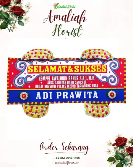 Papan Bunga Ucapan Selamat Kalitapen